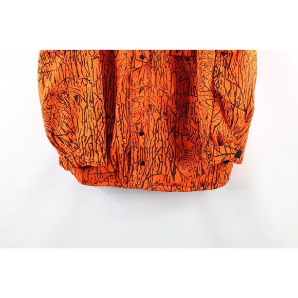 Vintage 90s Smith & Wesson 2XL Insulated Hunting Jacket Blaze Orange Camouflage - Picture 3 of 12
